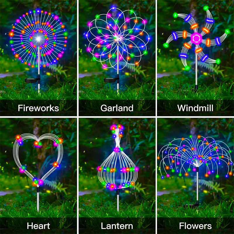 GlowBloom Solar Garden Lights