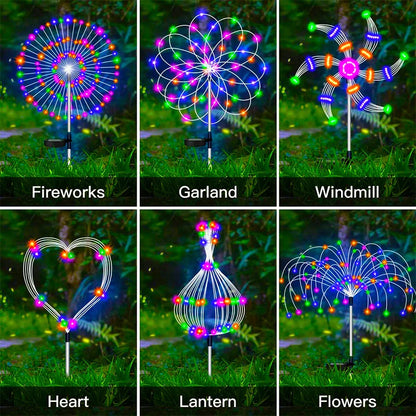 GlowBloom Solar Garden Lights